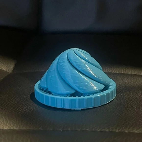 Blue RING BOX 3D PRINTED - Picture 2 of 3